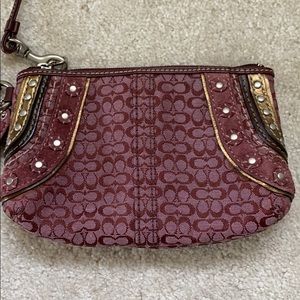 Coach Factory wristlet